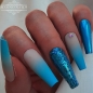 Preview: Blau Marine Glitzer Sommernägel Sommerfarben Ideen Nägel Gel Tolle Ideen
